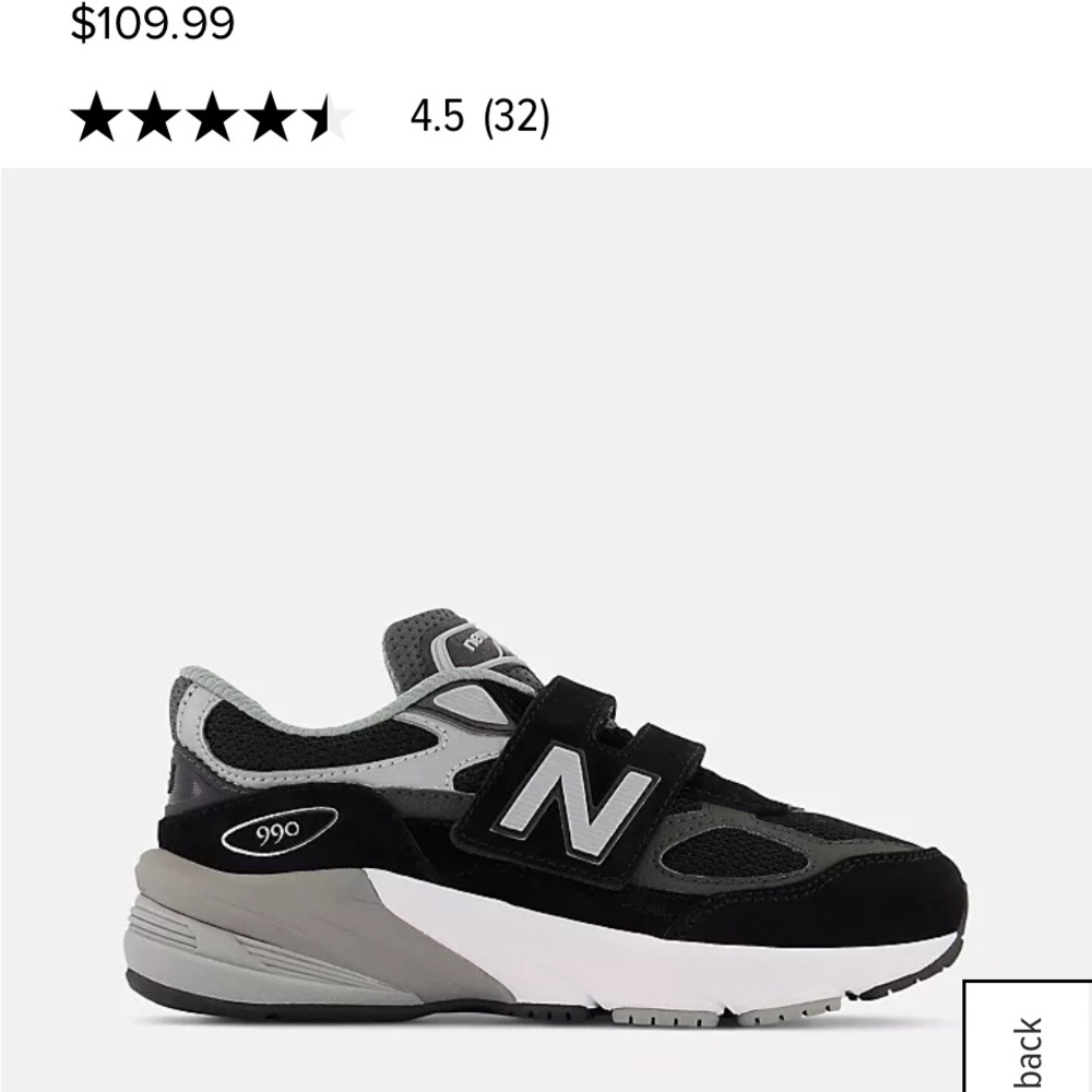 Kids Pristene New balance shoes in extra wide